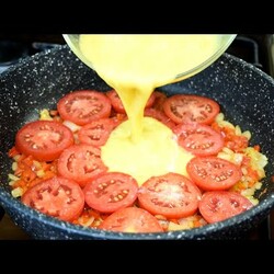 Быстрый завтрак на сковороде