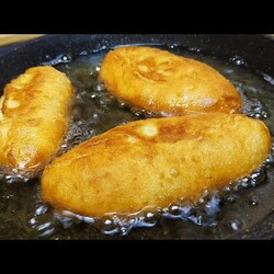 Пирожки Жареные без дрожжей!