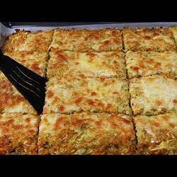 Пирог с фаршем, капустой и морковкой