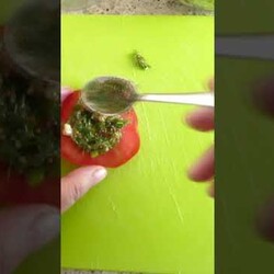 Как за 5 минут приготовить закуску из помидоров в горчичном маринаде!