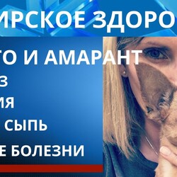 Бораго и амарант Сибирское Здоровье против аллергии