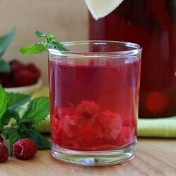 Компот из замороженной малины