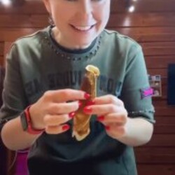 Блины с припевом (ветчина, грибы, сыр)