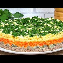 САЛАТ «Симфония» На Праздник или Новый Год. Серьезный соперник всем салатам на праздничном столе!