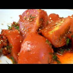 Закуска из помидор со сладким перцем