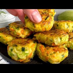 Оладьи из кабачков с морковью и картофелем