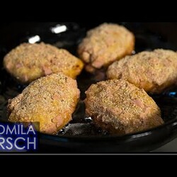 Котлеты из сарделек с сыром