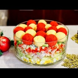 Вкусный и Сытный САЛАТ на праздничный стол!