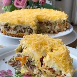 Салат с куриной печенью, Мамуля