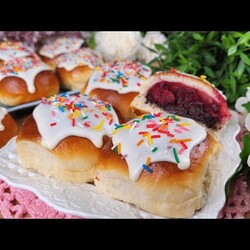 ПАСХАЛЬНЫЕ ПИРОЖКИ с маком и вишней