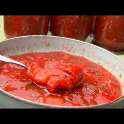 Лечо-без уксуса/без стерилизации/из двух ингредиентов-лучший рецепт!