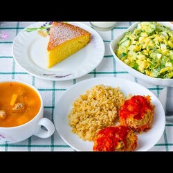 МЕНЮ НА ОБЕД для Всей Семьи. Готовлю 5 Рецептов на Каждый День. Суп, ленивые голубцы, булгур, манник