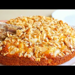 Пирог на сметане с яблоками!