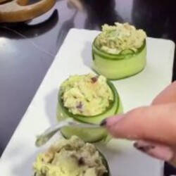 Огуречные корзиночки с салатом_ФИТНЕС| ПП -рецепты | ЗОЖ