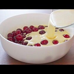 У вас есть вишня? Приготовьте пирог, который ПОКОРИЛ весь МИР! Пирог запеканка Клафути с вишней