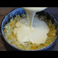 Заливной пирог с капустой!