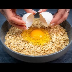 Пирог с овсянкой, яблоками и вишней...