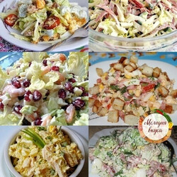 Салаты с пекинской капустой