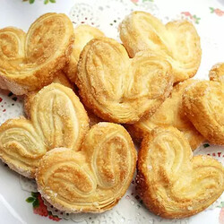 Печенье «Ушки» с сахаром - пошаговый рецепт