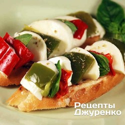 Бутерброд с сыром, на поджаренном хлебе и с перцем - Рецепты Джуренко