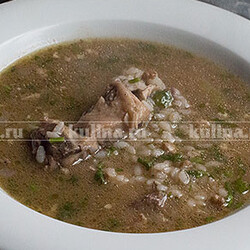 Суп харчо с курицей