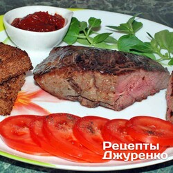 Стейк из говядины — отлично пожаренный кусок мяса - Рецепты Джуренко