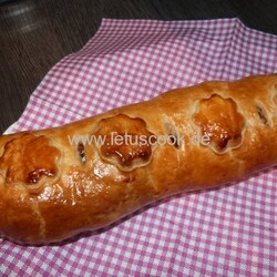 ფარშის რულეტი ფენოვან ცომში - let us cook