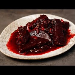 Свекольный салат по-грузински. Очень полезный и легкий салат. Маринованная свекла.