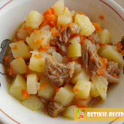 Телятина детям с картошкой (тушеная) - рецепт с фото | ДЕТСКИЕ РЕЦЕПТЫ, БЛЮДА