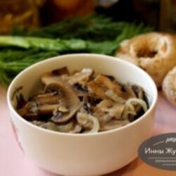 Жареные шампиньоны с луком. Закуска, гарнир, добавка во многие блюда