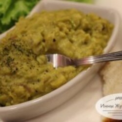 Горошница из консервированного горошка, вкусная быстрая закуска-намазка