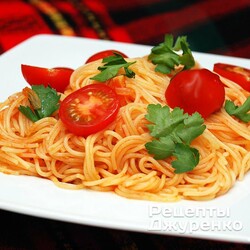 Паста с томатным соусом - Рецепты Джуренко