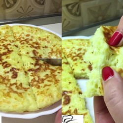 „ზარმაცი ხაჭაპური“ ტაფაზე - 5 წუთში მზადაა (+ ვიდეო)