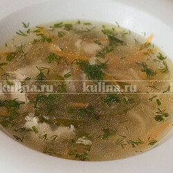 Куриный суп с лапшой