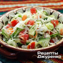 Салат с капустой. Пошаговый рецепт Сергея Джуренко
