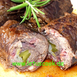 ძროხის ხორცის რულეტი ფარშით - let us cook