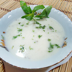 მაწვნის სუპი პიტნით, მარტივი რეცეპტი. - Salata.ge