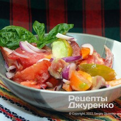 Помидоры с луком