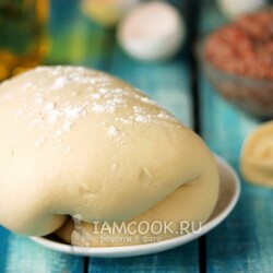 Тесто для пельменей на воде — рецепт с фото