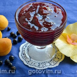 Абрикосовое варенье с черной смородиной. Рецепт с фото