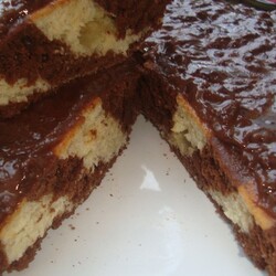 Кекс "Зебра из ничего"