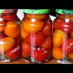 Мы вмиг съели эти помидоры и выпили рассол до капельки Очень вкусные помидоры на зиму