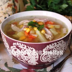 Куриный суп в мультиварке Редмонд | Мультиповаренок