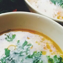 Сырный суп с грибами и курицей. Рецепт