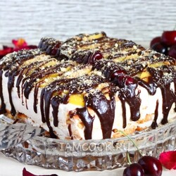 Творожный торт без выпечки — рецепт с фото