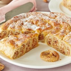Марокканский пирог с инжиром и миндалем