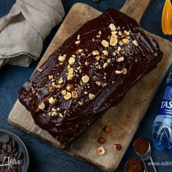 Шоколадно-ореховый кекс.