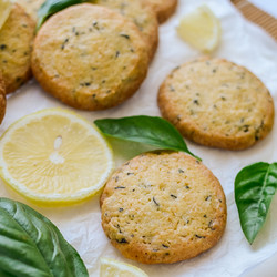 Сабле с лимоном и базиликом