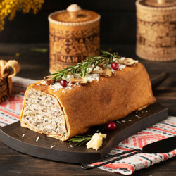 Блинный торт с грибным рагу  : рецепт с фото, как приготовить пошагово – Утконос Онлайн