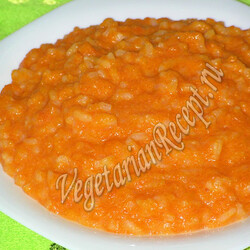 Каша из тыквы с рисом на молоке